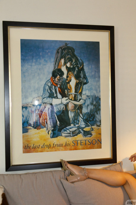 Amateur babe Adriene Macedo shows her monstrous titties while posing in her undies - #234683