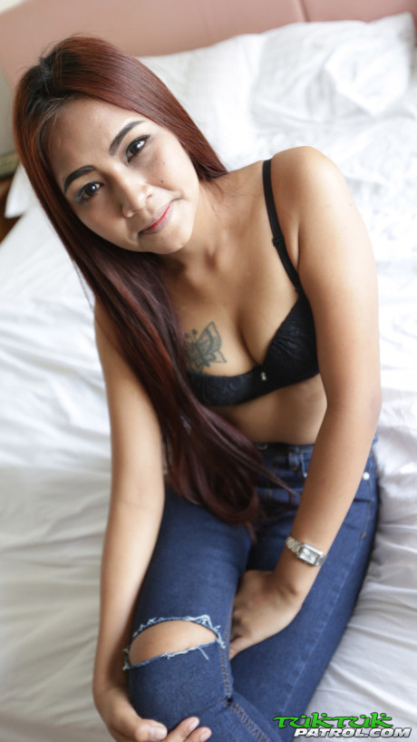 Fine chinese babe Bell strips undressed & fucks in missionary & doggystyle positions - #214463